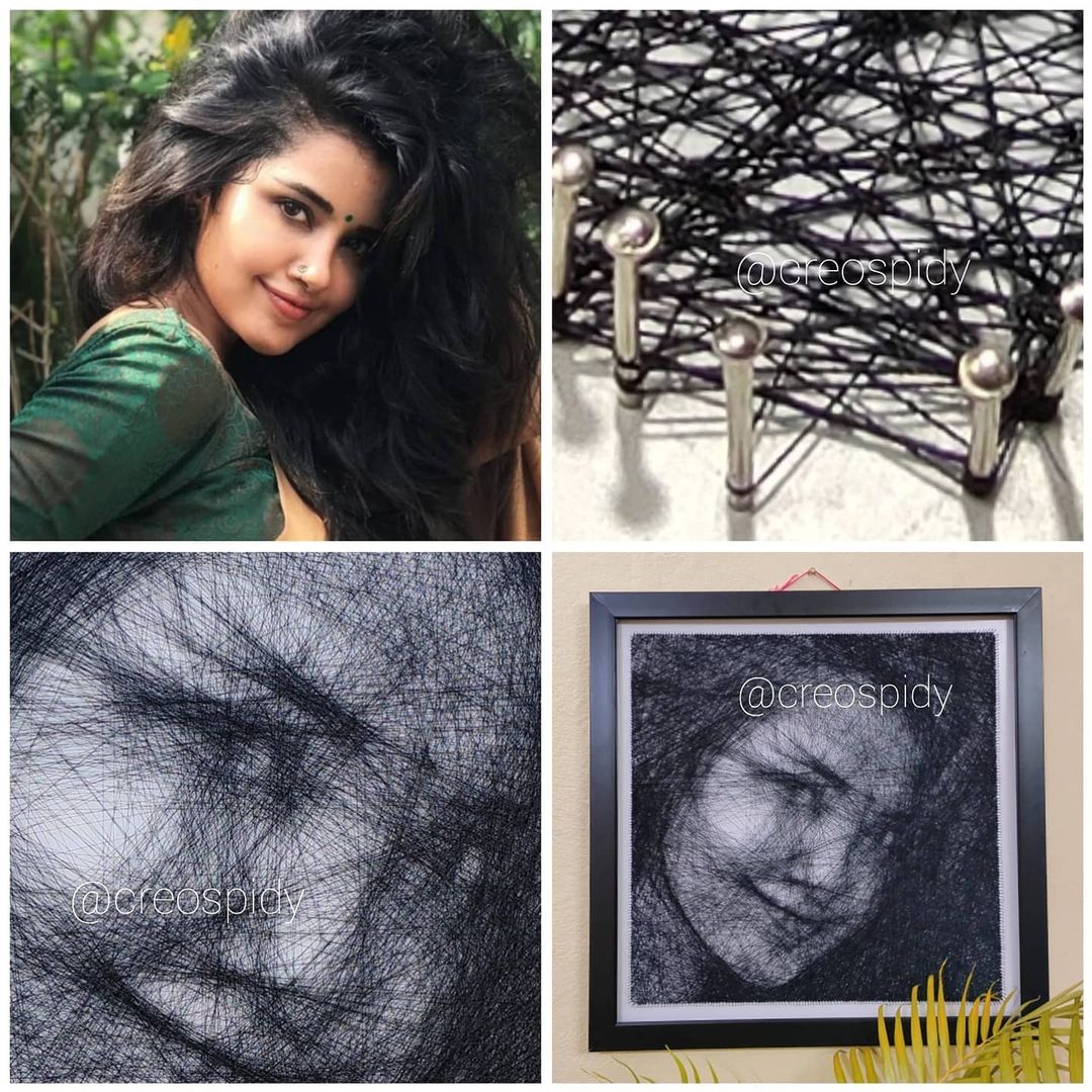 Single Face | Thread Portrait