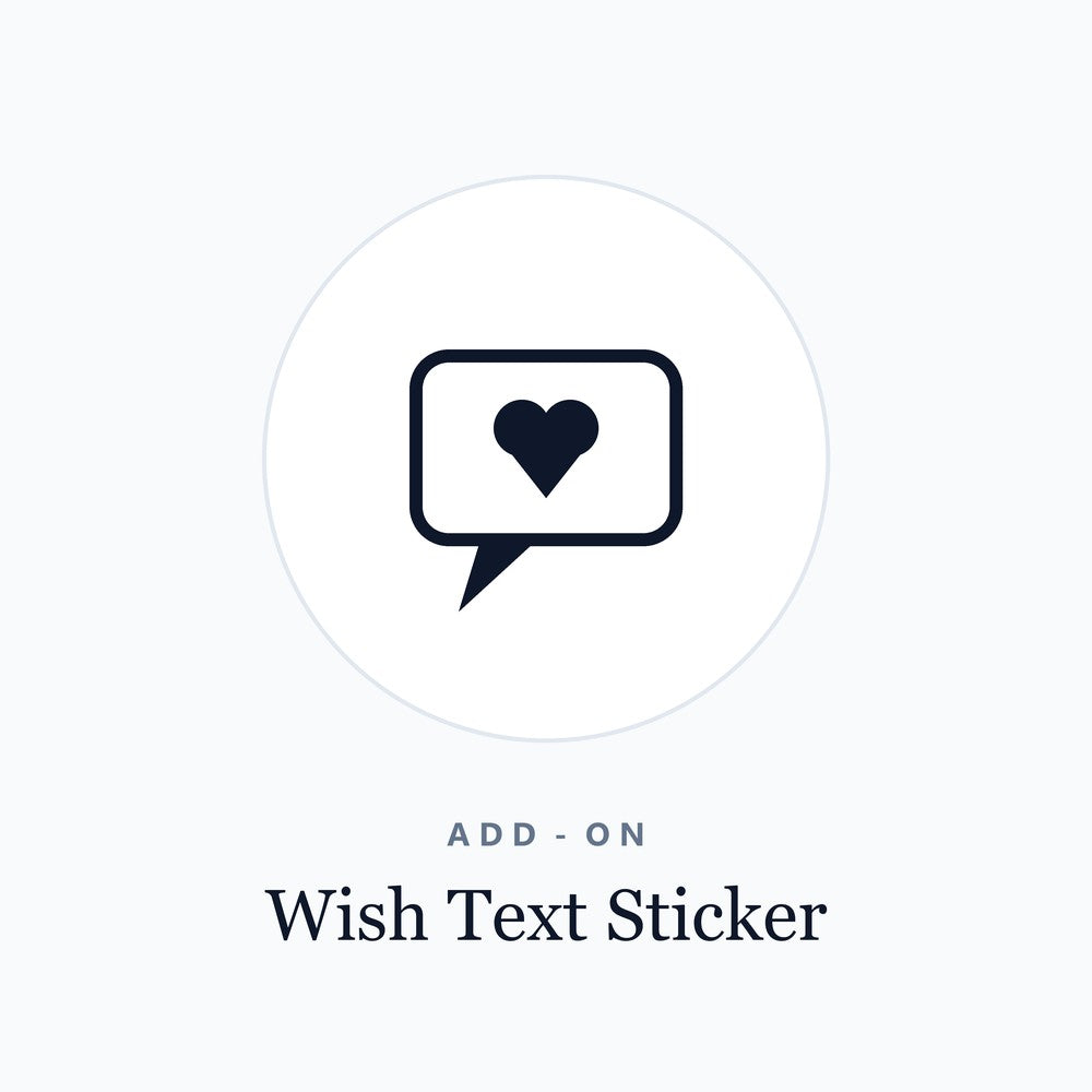 Wish Text Sticker add-on