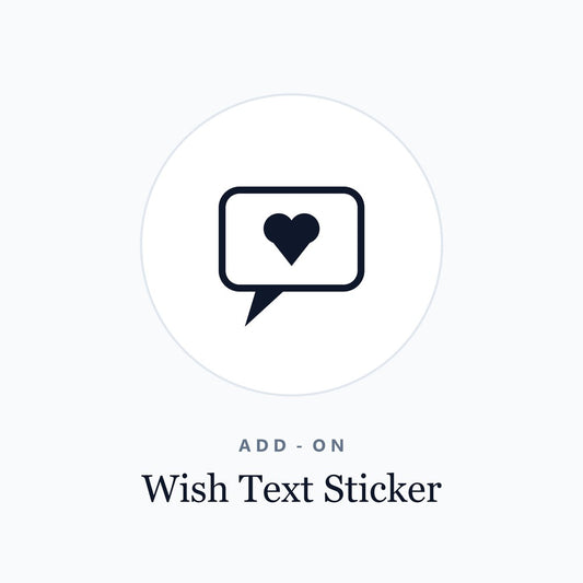 Wish Text Sticker add-on